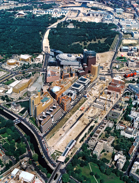 Der Potsdamer Platz in der Entstehungsphase