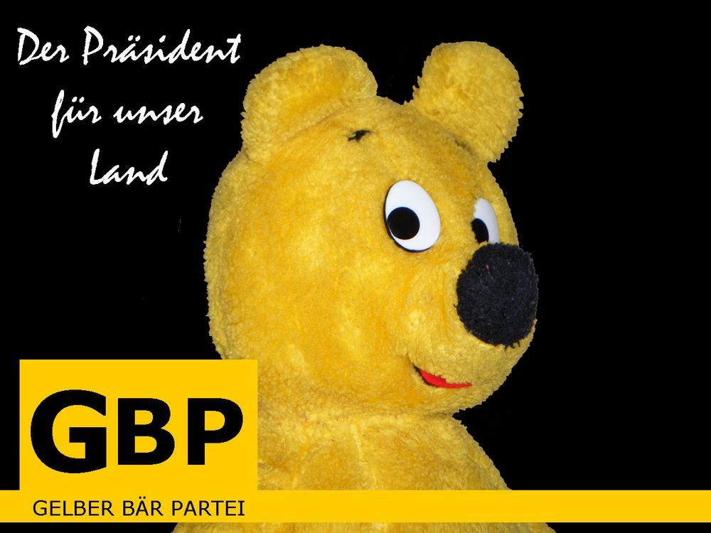 Der Präsident für unser Land - Der gelbe Bär