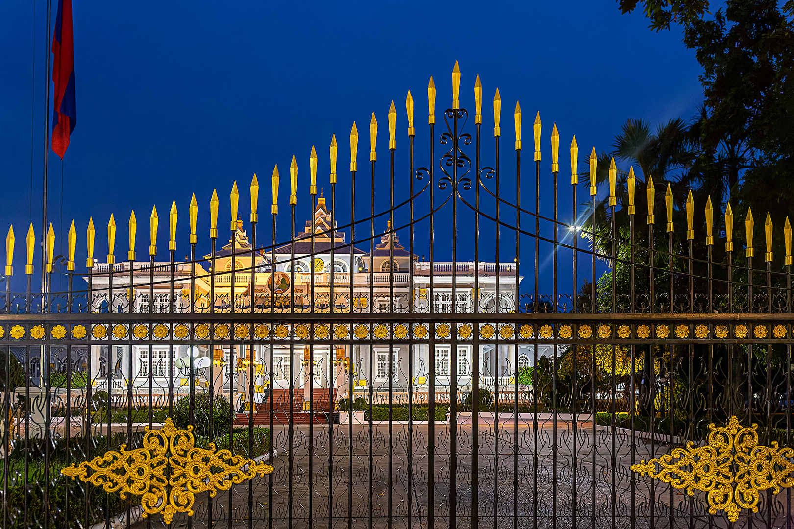 Der Präsidentenpalast in Vientiane