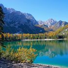 Der Pragser Wildsee im Herbst