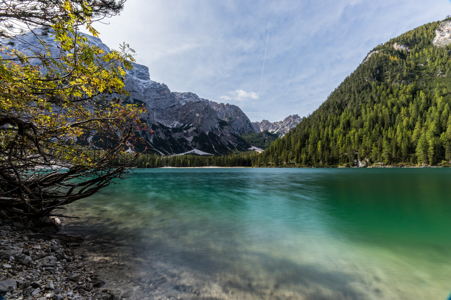 Der Pragser Wildsee in Südtirol