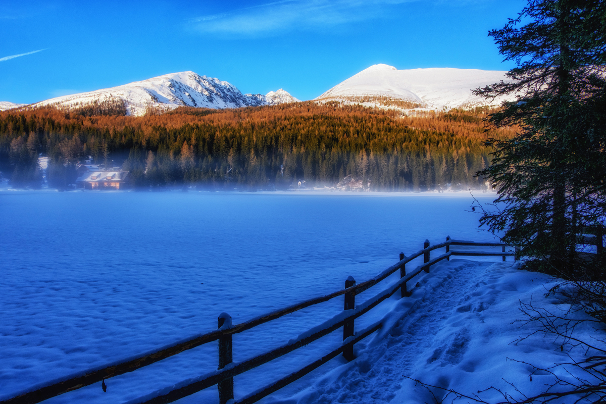 Der Prebersee im Winter