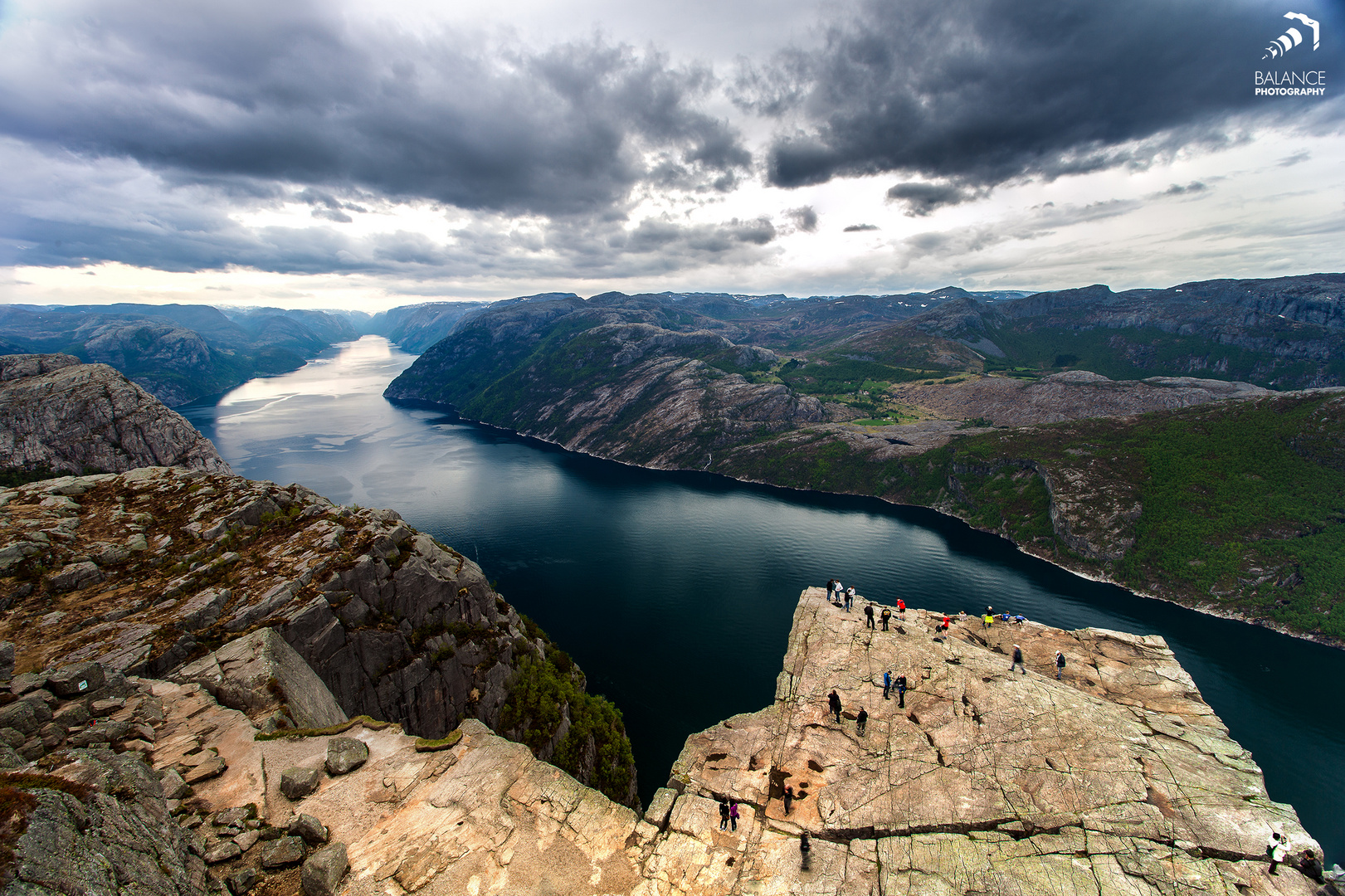 Der Prekestolen in Norwegen