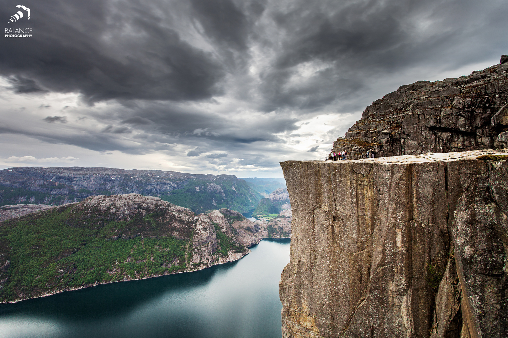 Der Prekestolen in Norwegen