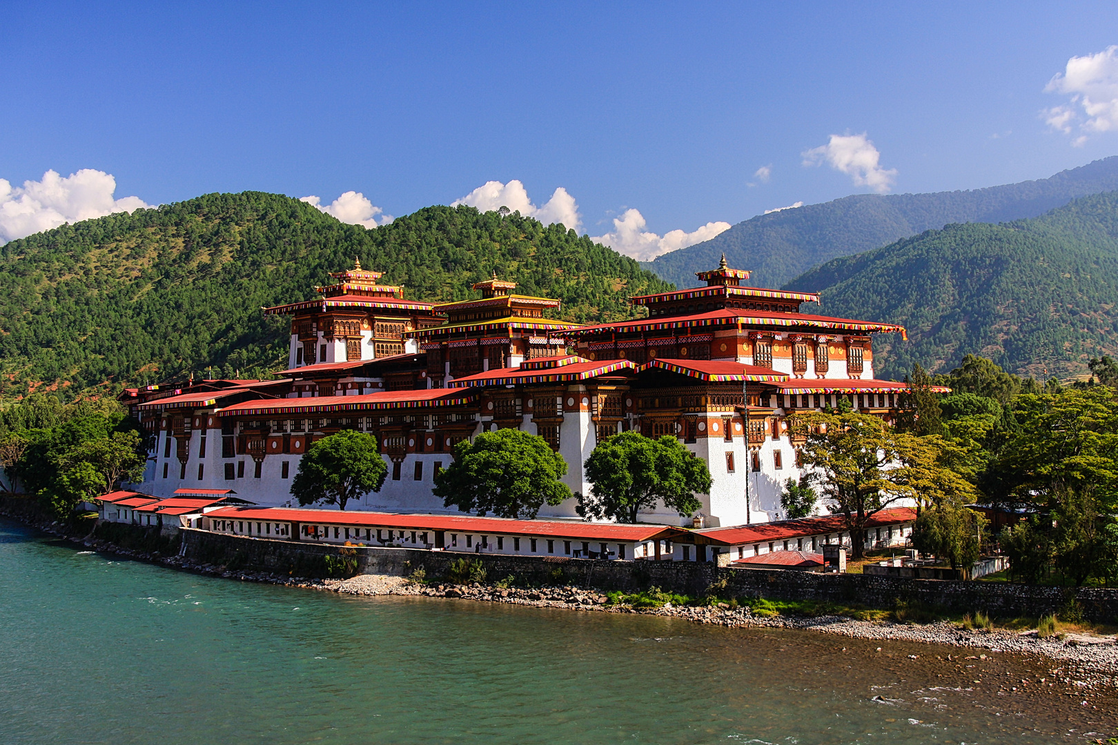 Der Punakha-Dzong...