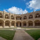 Der quadratische Kreuzhof des Mosteiro dos Jeronimos