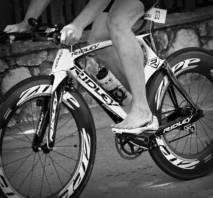 ... der Radfahrer ...