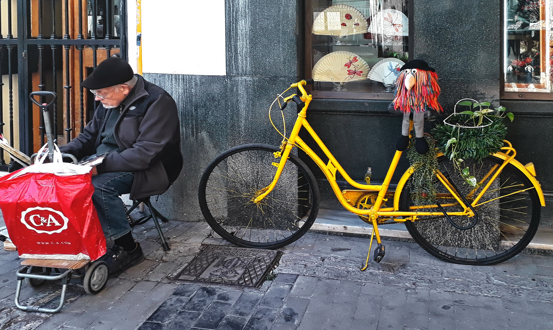 Der Radfahrer und der Maler...