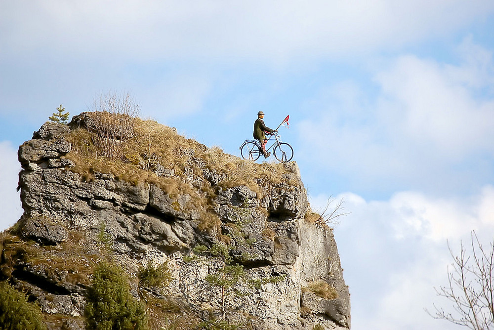 Der Radfahrer von Kleinziegenfeld