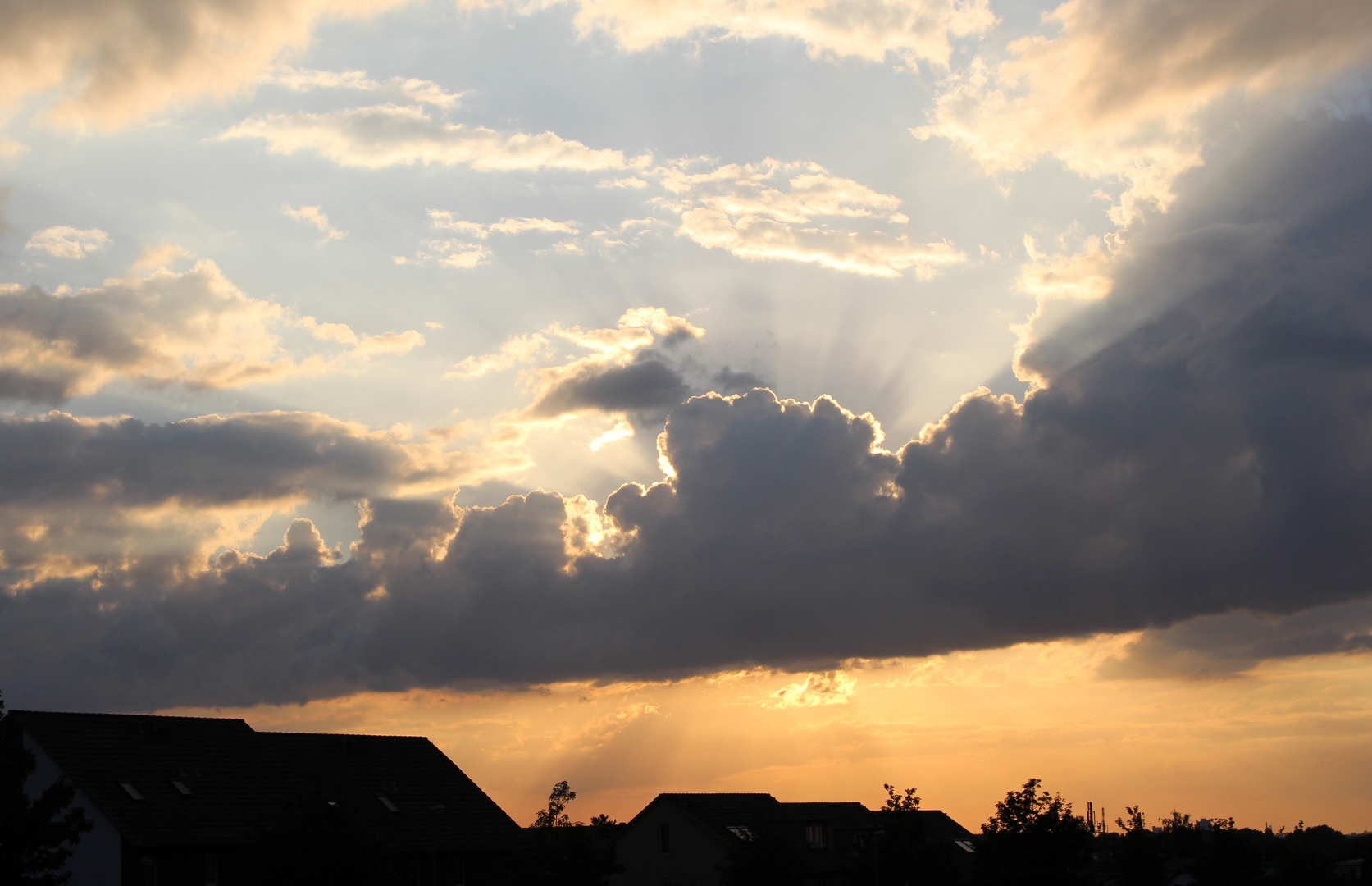 Der Rand der Wolke ...