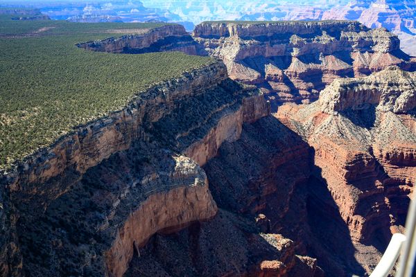 Der Rand des Grand Canyon
