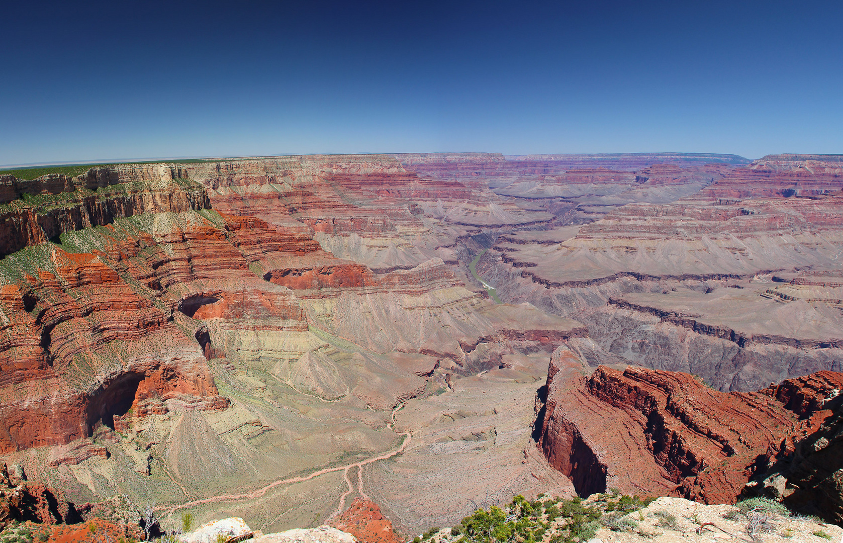 Der Rand des Grand Canyon