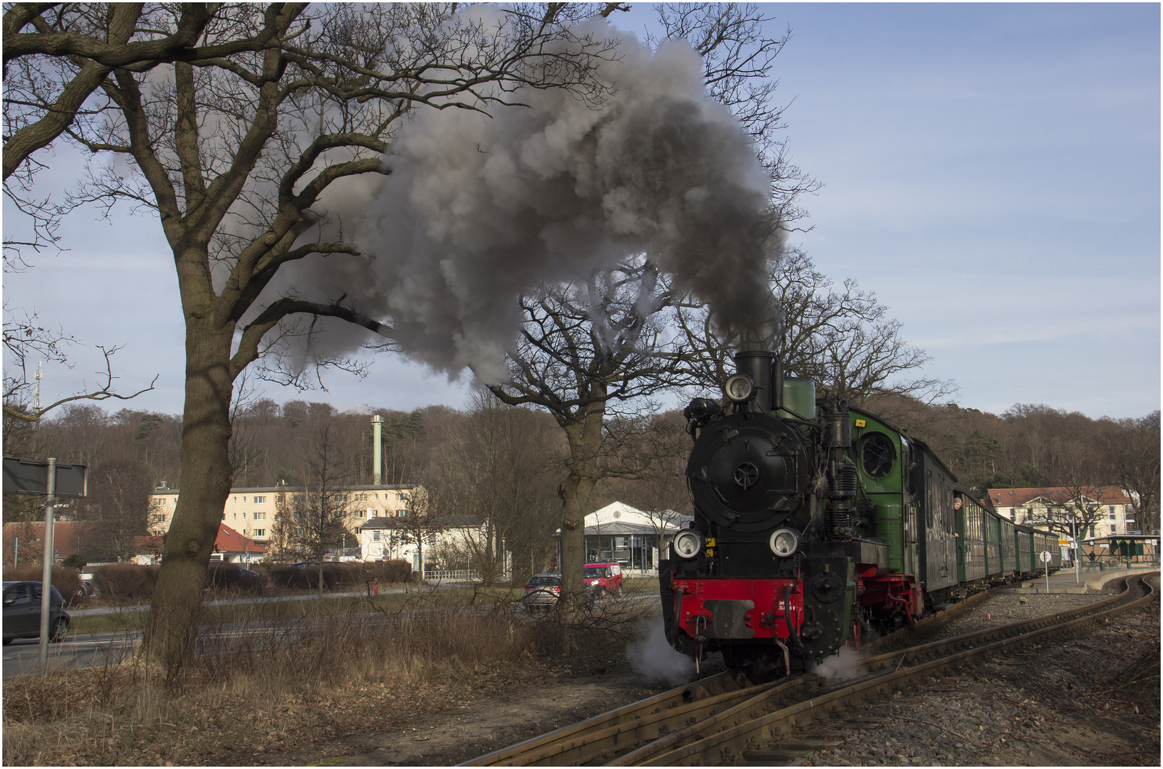 Der „Rasende Roland“ auf 750 mm mit Volldampf durch Rügen #2.