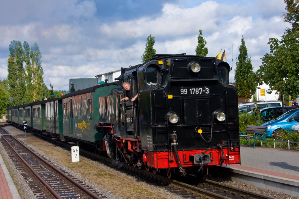 Der rasende Roland auf Rügen/Binz beim rangieren