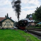 Der Rasende Roland beim Start in Putbus