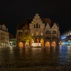 Der Rathausplatz von Hildesheim