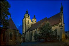 Der Rathausplatz von Lutherstadt Wittenberg