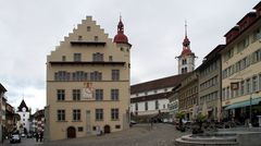 Der Rathausplatz von Sursee