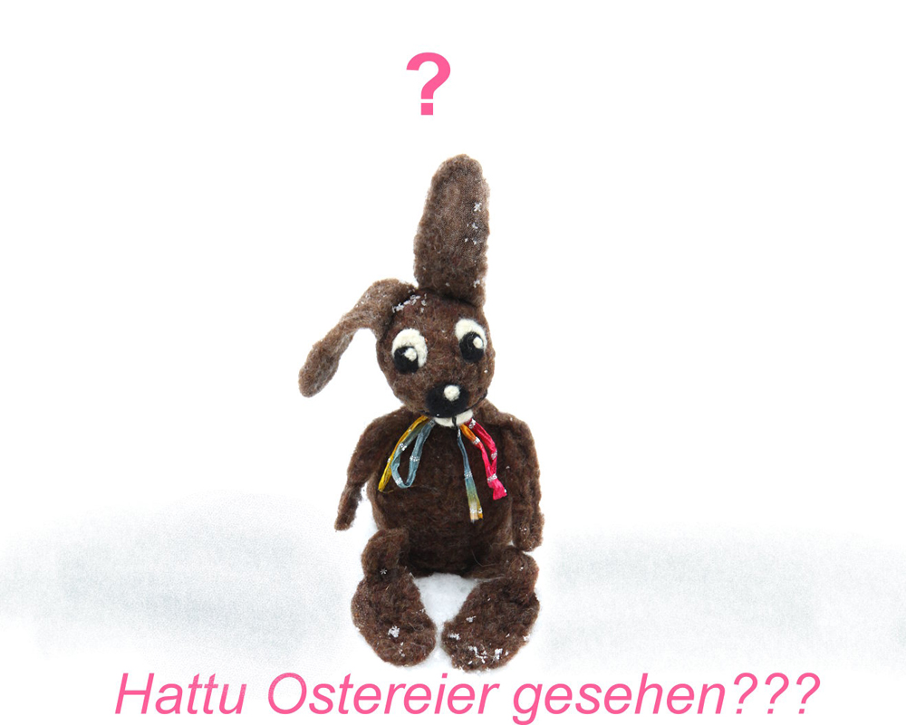 der ratlose Osterhasi