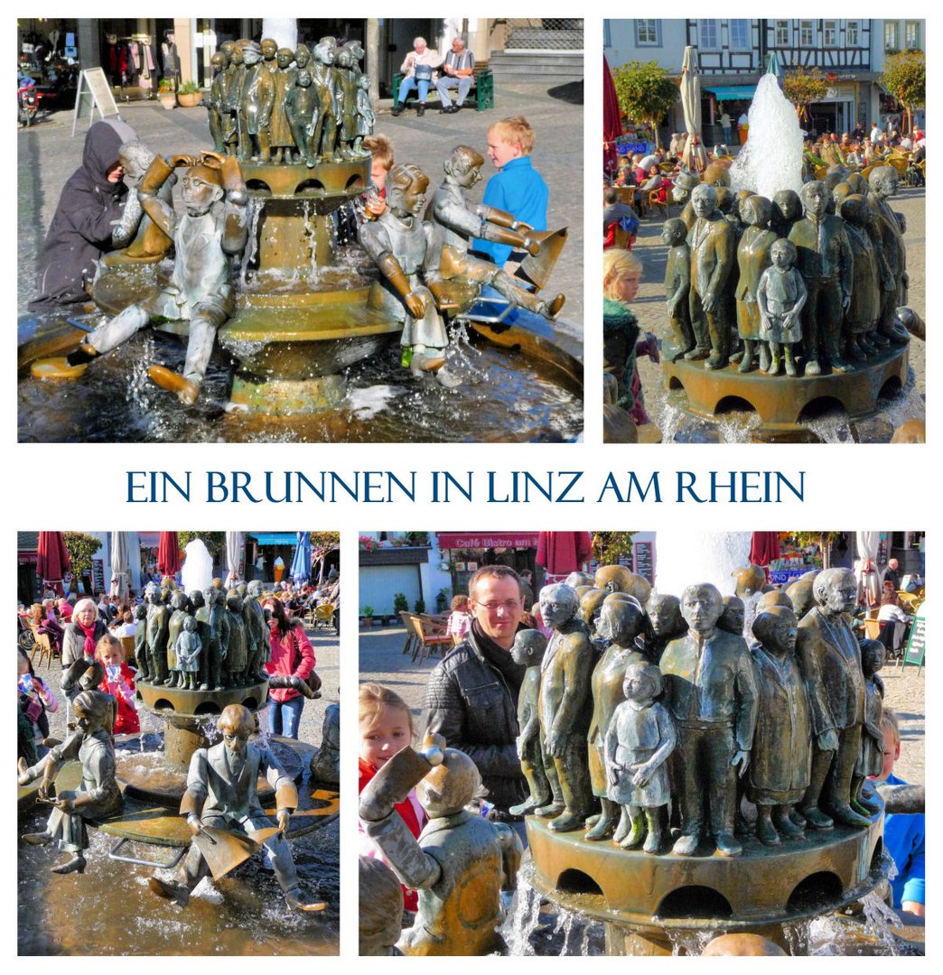 Der Ratsbrunnen in Linz am Rhein