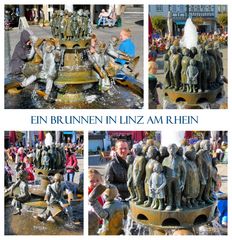 Der Ratsbrunnen in Linz am Rhein