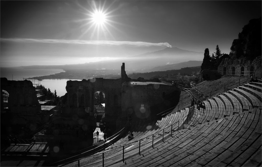 "Der Raucher" auf dem Spielplan des Teatro Greco