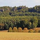 Der Rauenstein bei der Anfahrt in seiner ganzen Länge von Süden