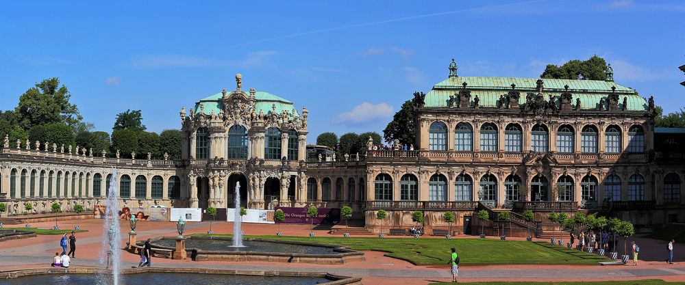 Der rechte und zweite Teil aus dem Zwingerpanorama