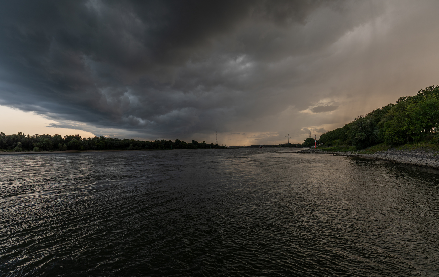 Der Regen kam