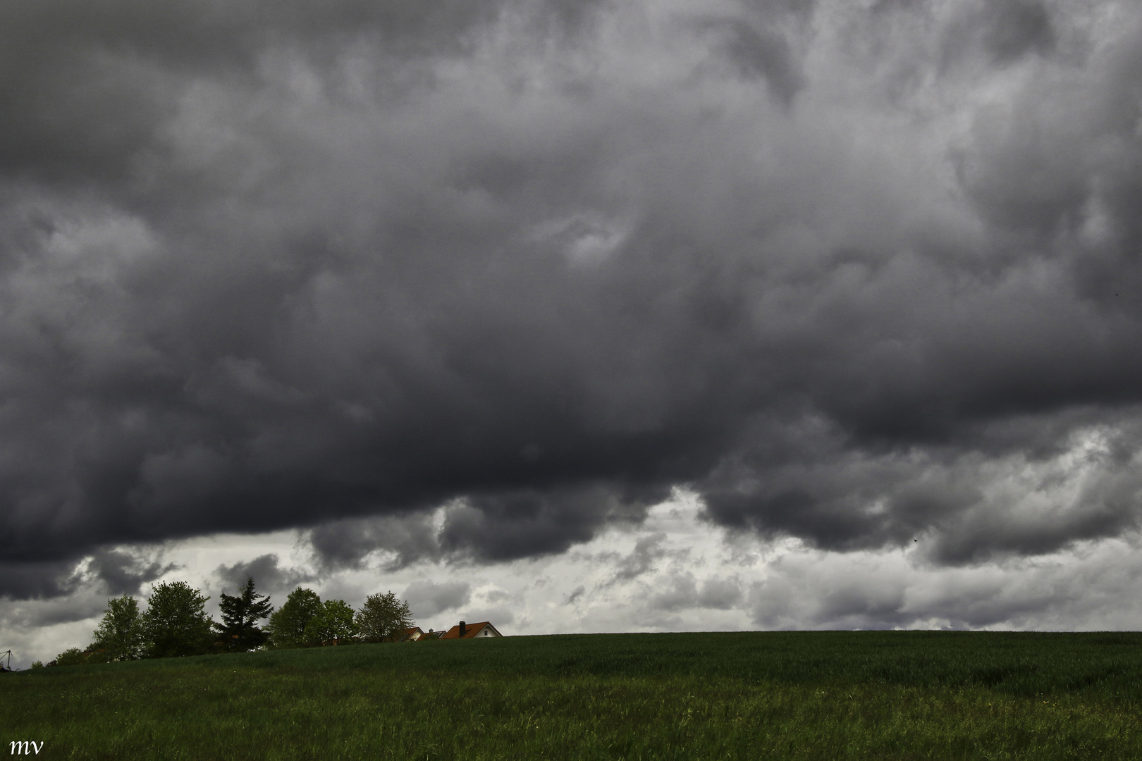 Der Regen kam dann eine Stunde später