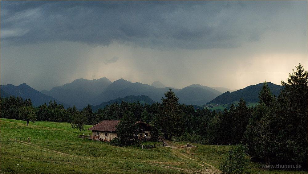 Der Regen kommt