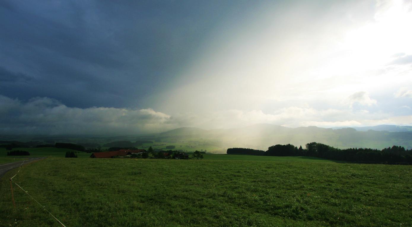 Der Regen kommt!