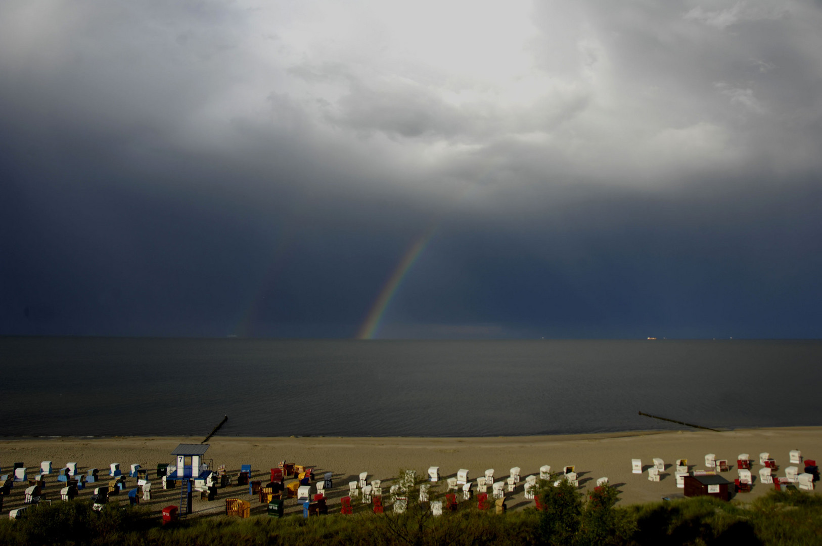 --der Regen ließ nach---