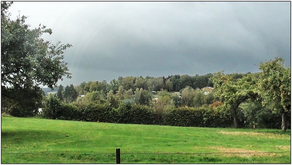 der Regen macht mal eine kurze Pause