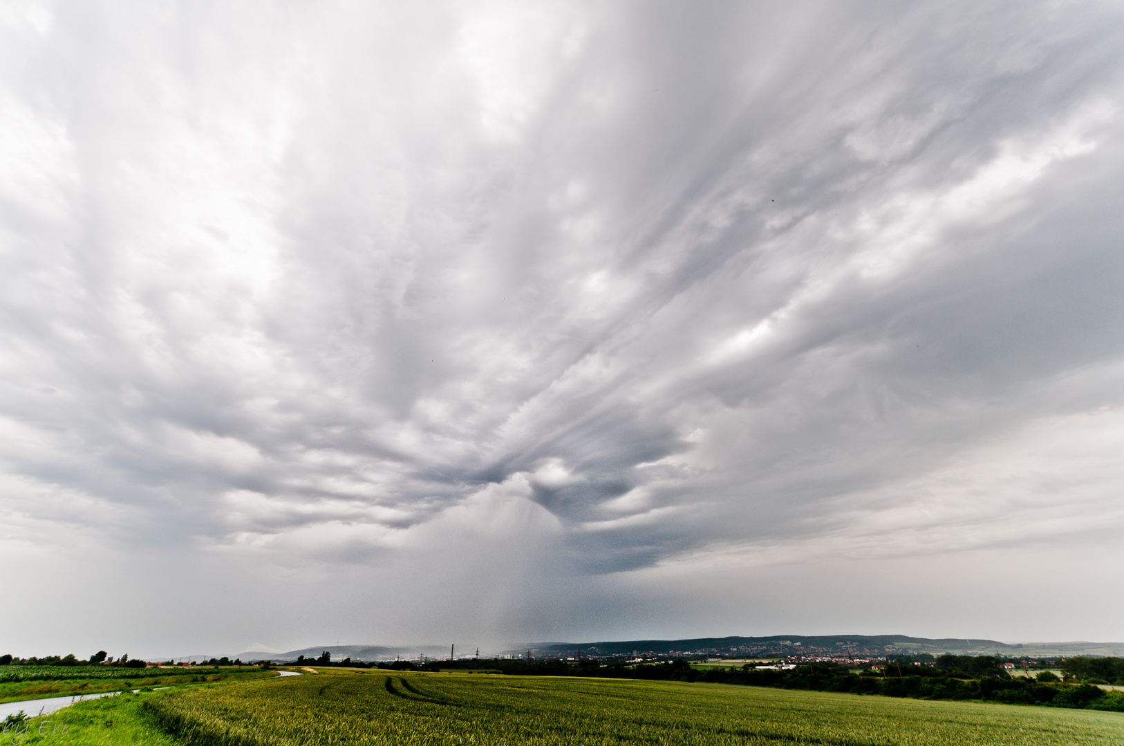 der Regen über Göttingen