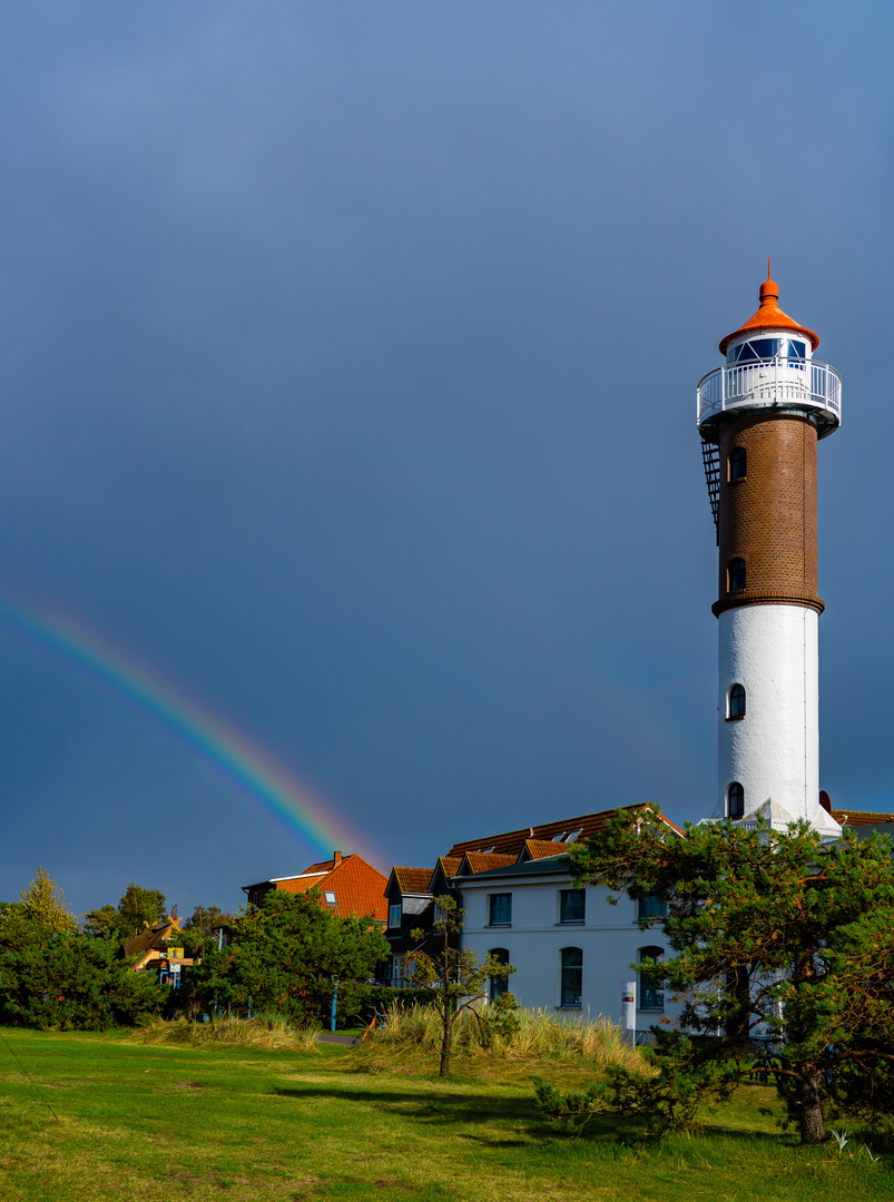 der Regenbogen am Leuchtturm