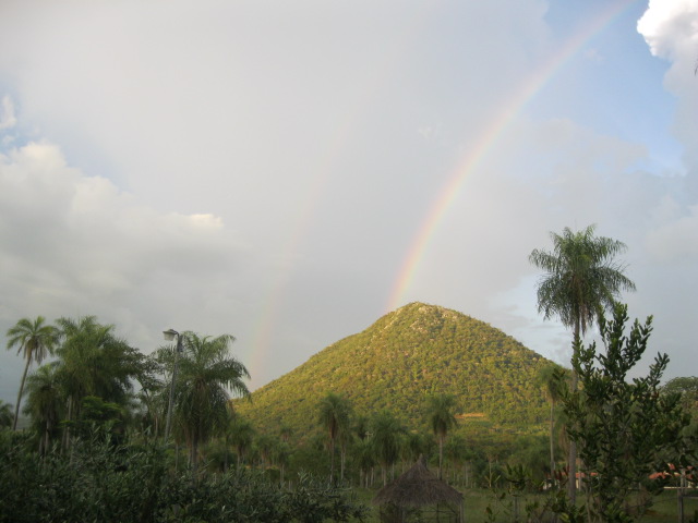 der Regenbogen auf dem Cerro Acahay