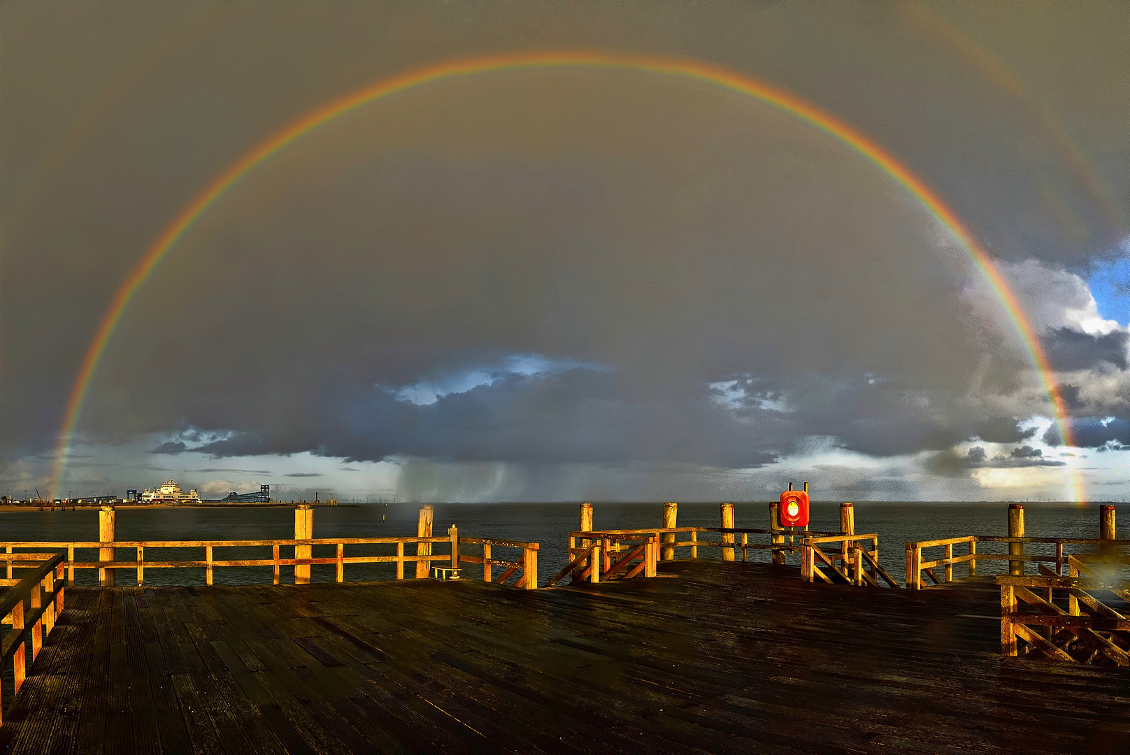 Der Regenbogen auf  Föhr 