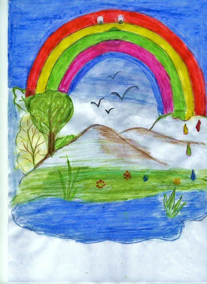 Der Regenbogen Der Seine Farben Wechseln Wollte "Der Regenbogen der Seine Farben verlor." Foto & Bild | märchenbilder