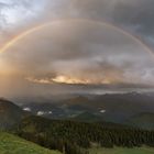 Der Regenbogen über dem Jochberg