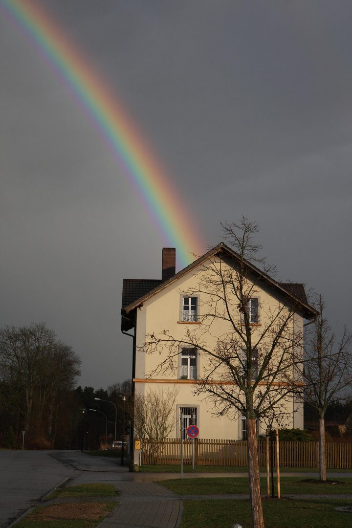 Der Regenbogen und die "Alte Post"