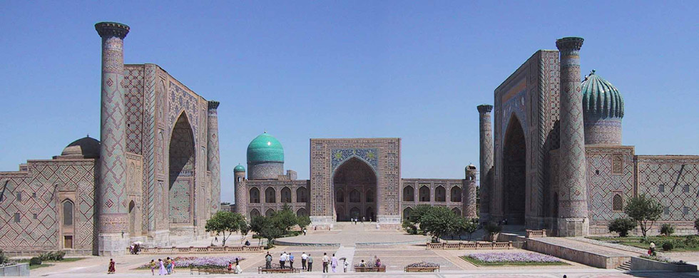 der Registan in Samarkand, Usbekistan