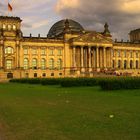 Der Reichstag am Abend danach....