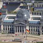 Der Reichstag aus der Vogelperspektive