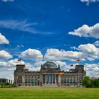 Der Reichstag bei schönstem Wetter