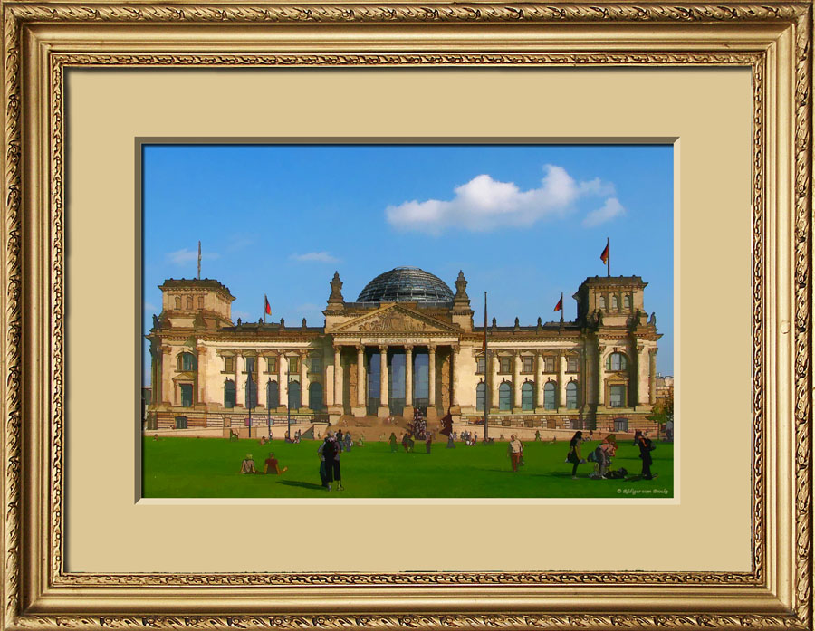 Der Reichstag in Berlin ...