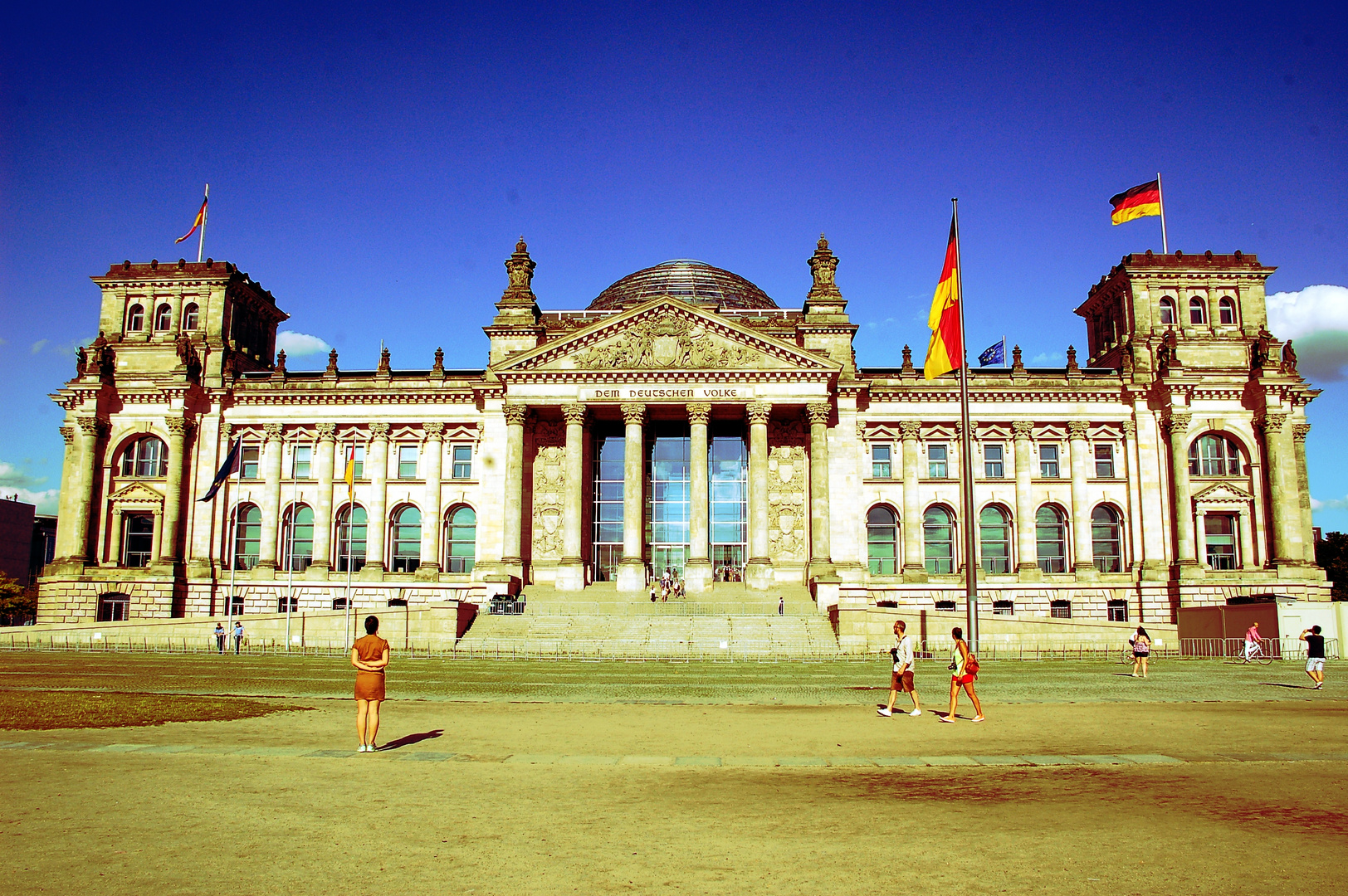 Der Reichstag in Berlin