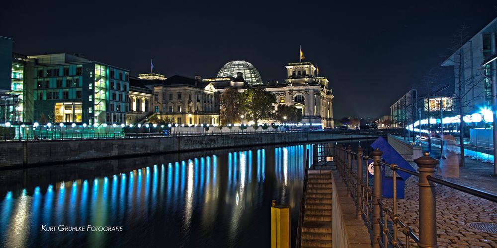 Der Reichstag - Lichtgrenze