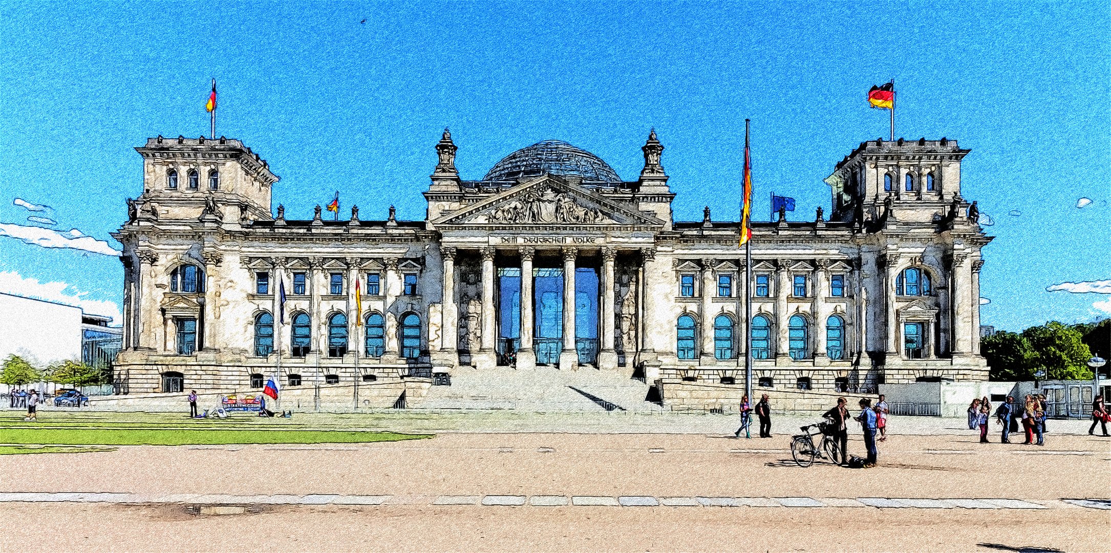 Der Reichstag zu Berlin 2014