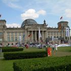 Der Reichstag zur Fussball-WM 2006